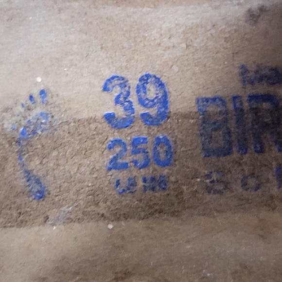 Birkenstock Arizona Soft Footbed Leather Sandals In Softy Orange Size 39. - Picture 8 of 11